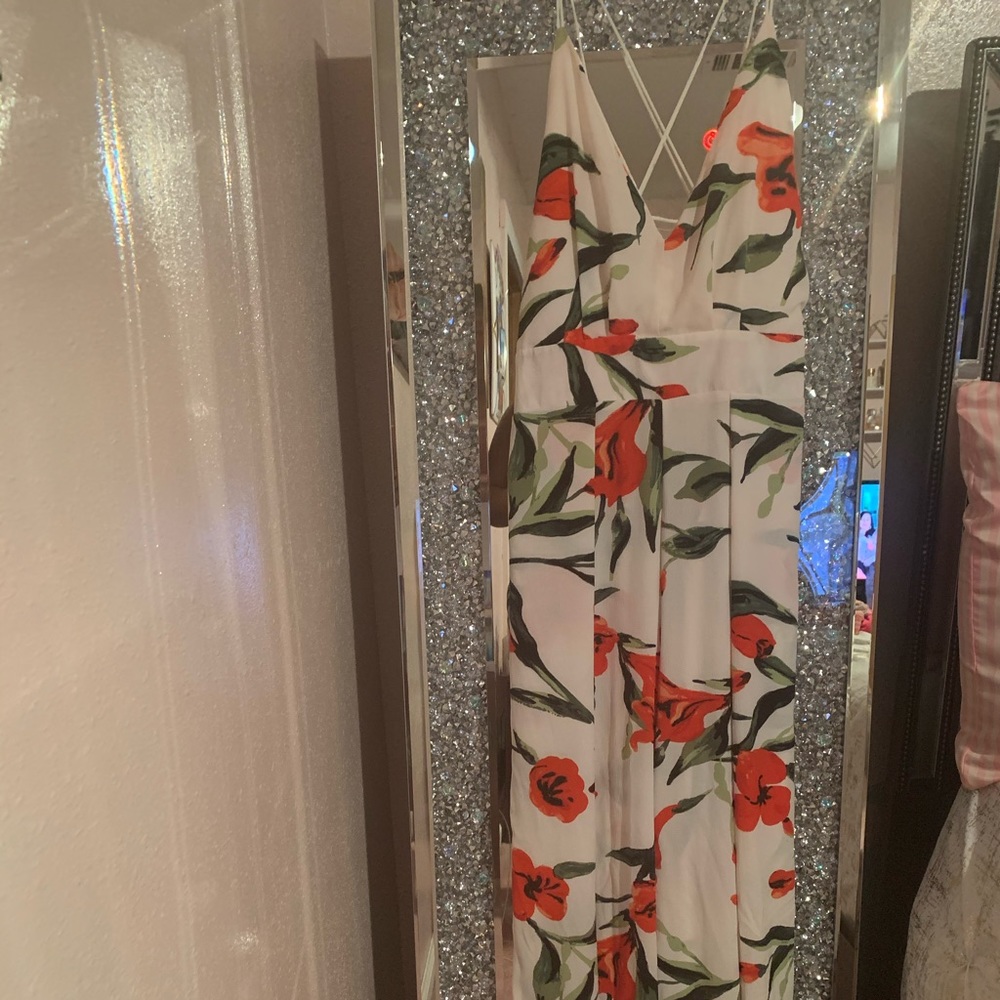 Floral jumpsuit